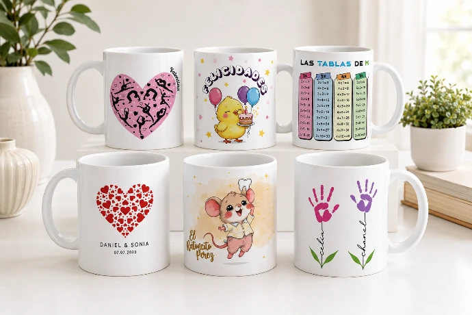 tazas personalizadas enna blues de diferentes temáticas para regalos originales y diferentes de familia amigos musica películas deportes y cumpleaños