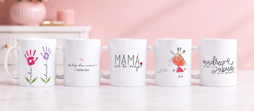 tazas personalizadas para el día de la madre regalo para mamá cumpleaños o días especiales diseñadas por Enna Blues