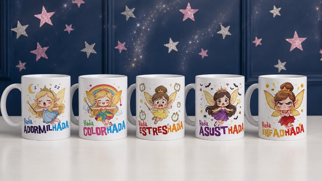 taza personalizada hadas gemelas mágicas según la personalidad de las personas regalo personalizado original y divertido