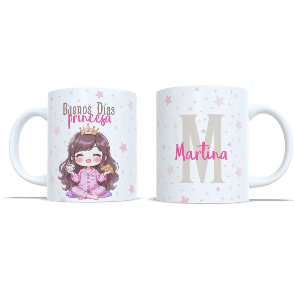 taza-nina-buenos-dias-princesa-croissant-cafe-chocolate-navidad-infantil-personalizada-enna-blues.webp