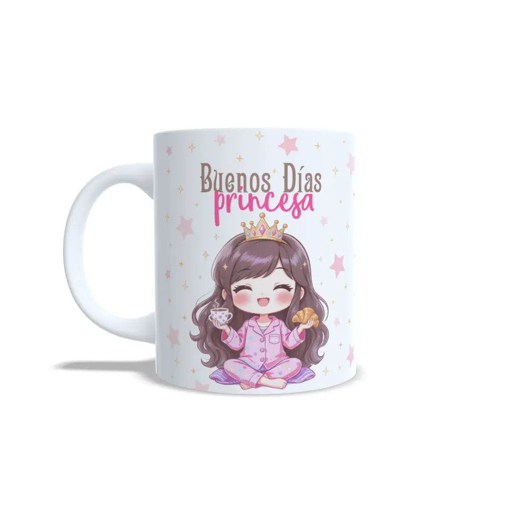 taza-nina-buenos-dias-princesa-croissant-cafe-chocolate-navidad-infantil-personalizada-enna-blues-3