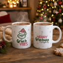 Taza Grinch Vibes Rosa