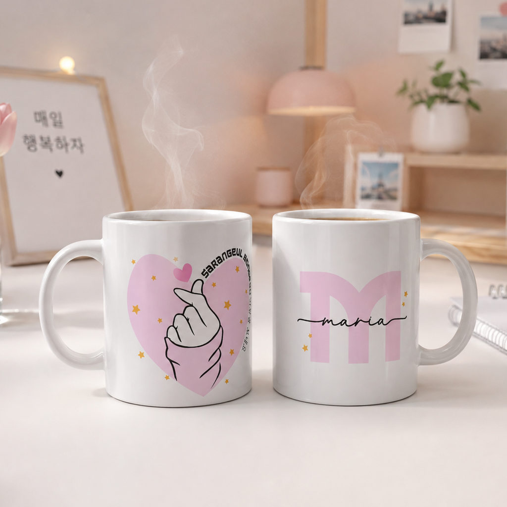 Taza Sarangeul Bonaeyo Personalizada