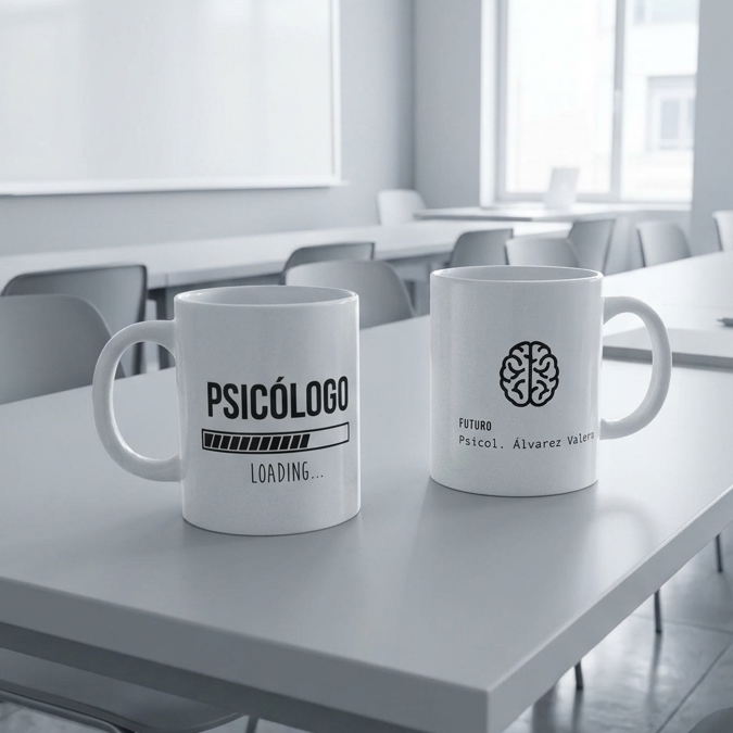 Taza personalizada Psicólogo/a universitarios