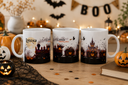 Taza Tren del Terror Personalizada Halloween