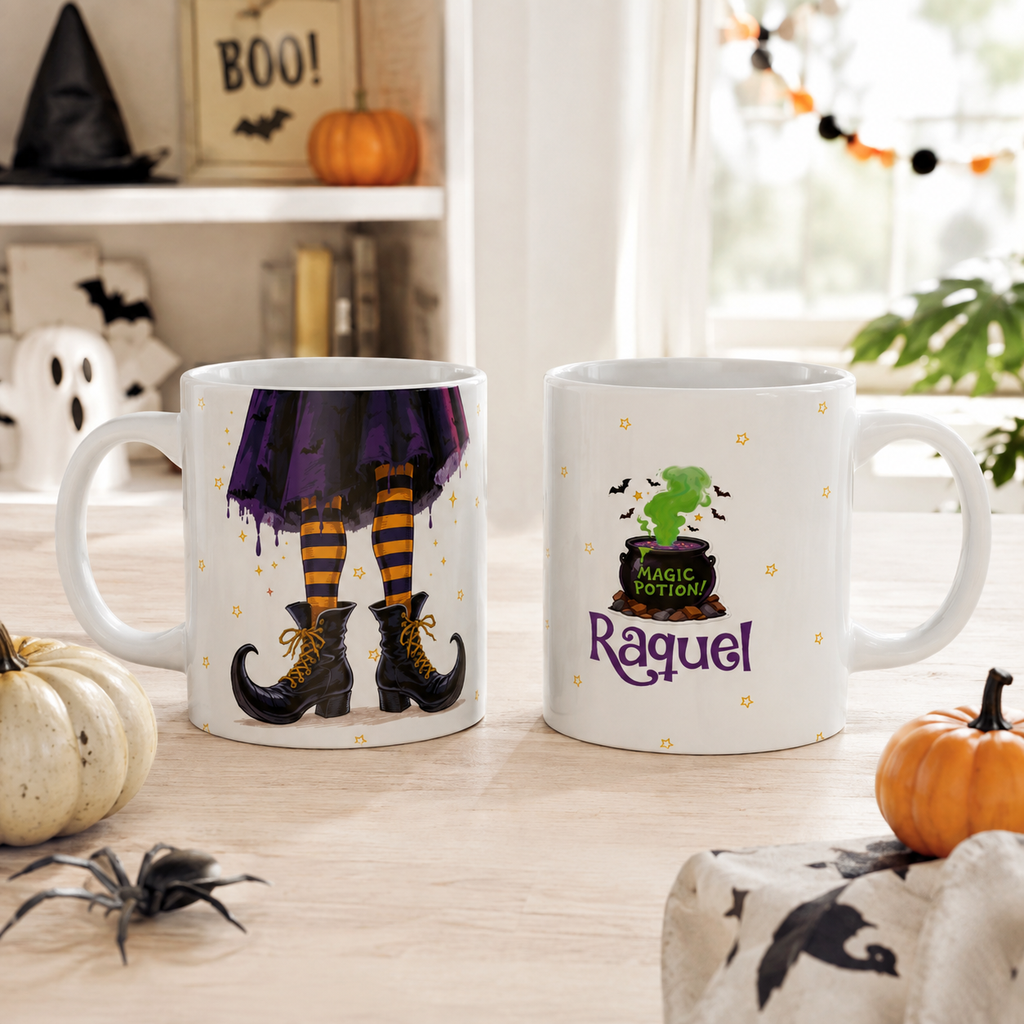 Taza Poción Bruja Personalizada Halloween