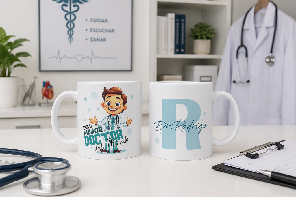 Taza Personalizada Mejor Doctor del Mundo