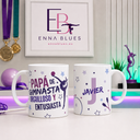 Taza Personalizada Gimnasia Rítmica Papá Entusiasta