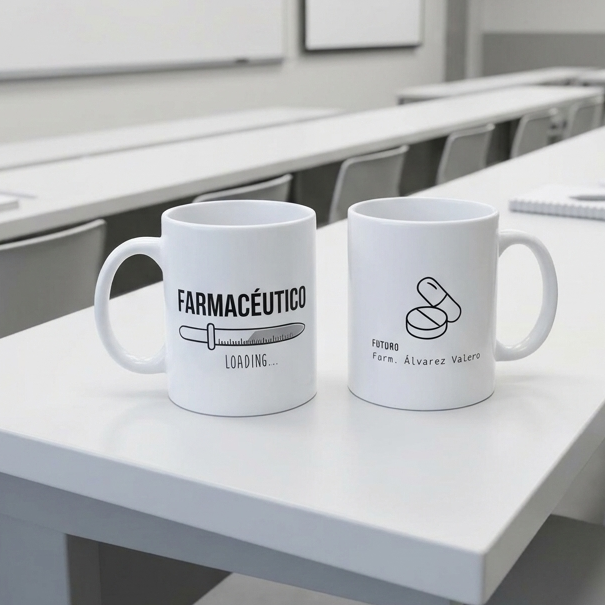 Taza personalizada Farmacéutico/a universitarios