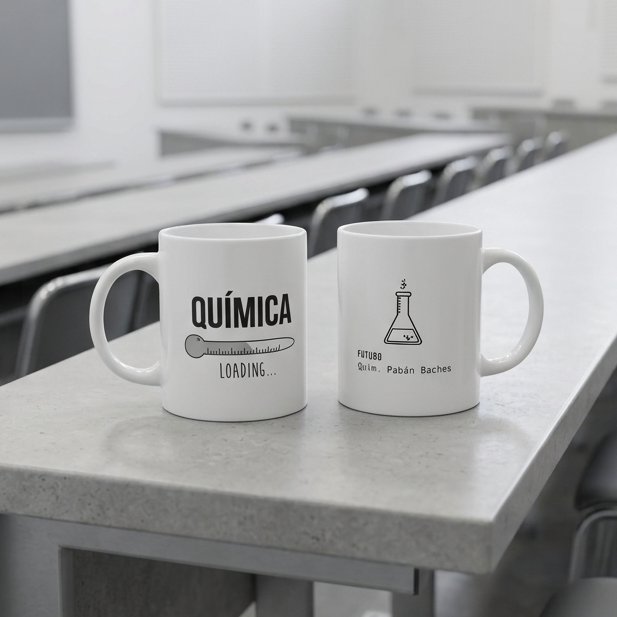 Taza personalizada Químico/a universitarios