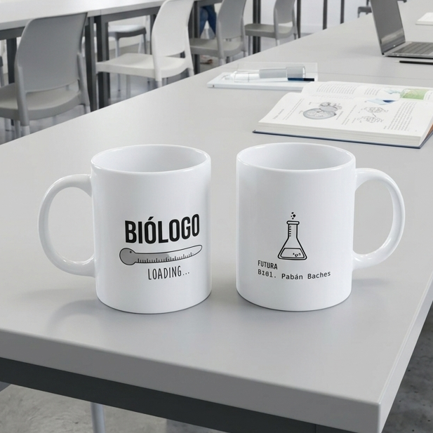 Taza personalizada Biólogo/a universitarios