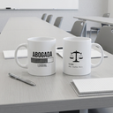 Taza personalizada Abogado/a universitarios