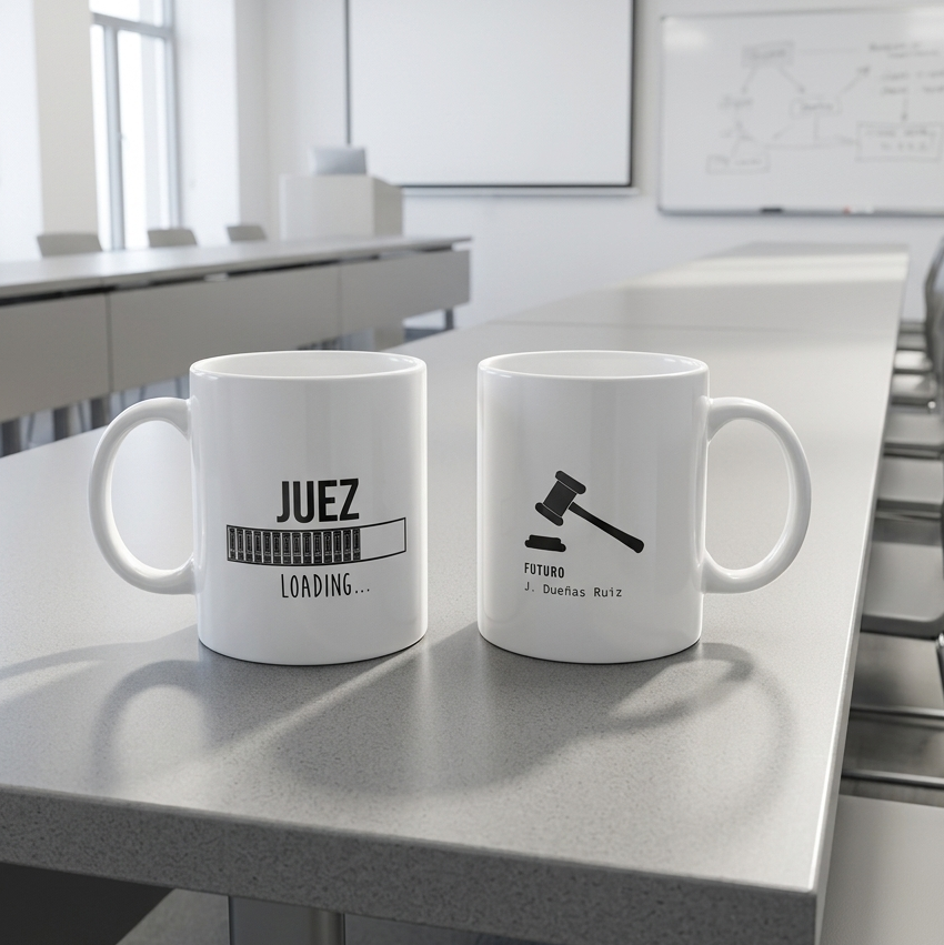 Taza personalizada Juez/a universitarios