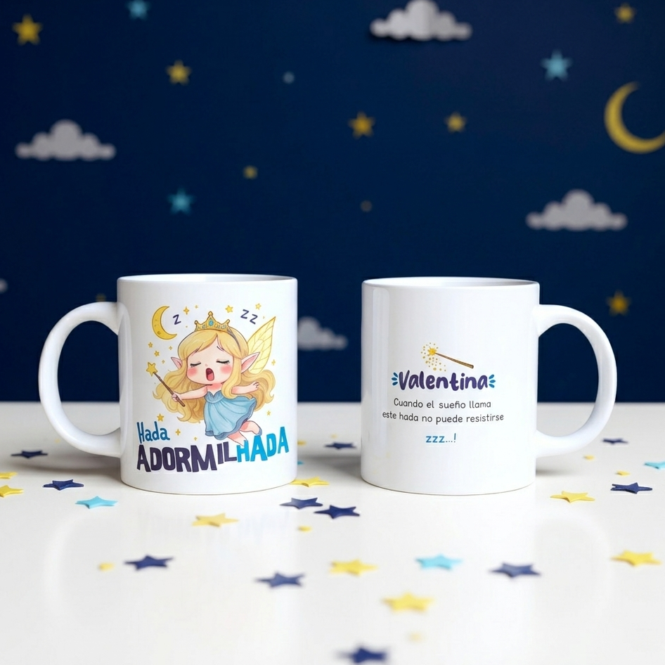 Taza personalizada Hada Adormilada