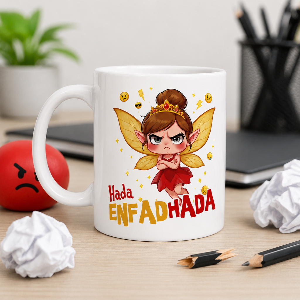 Taza personalizada Hada Enfadada