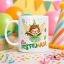 Taza personalizada Hada Festejada