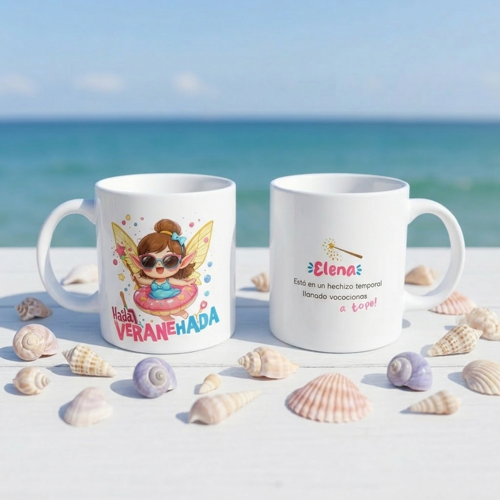 Taza personalizada Hada Veraneada