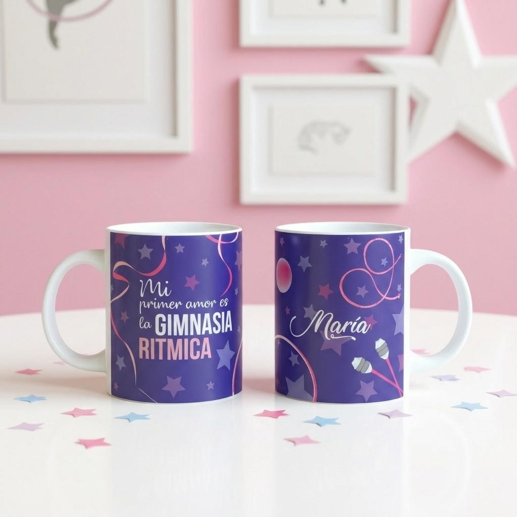 Taza personalizada rítmica Primer amor