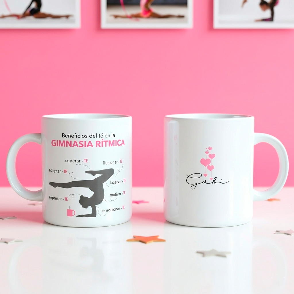 Taza personalizada rítmica beneficios té