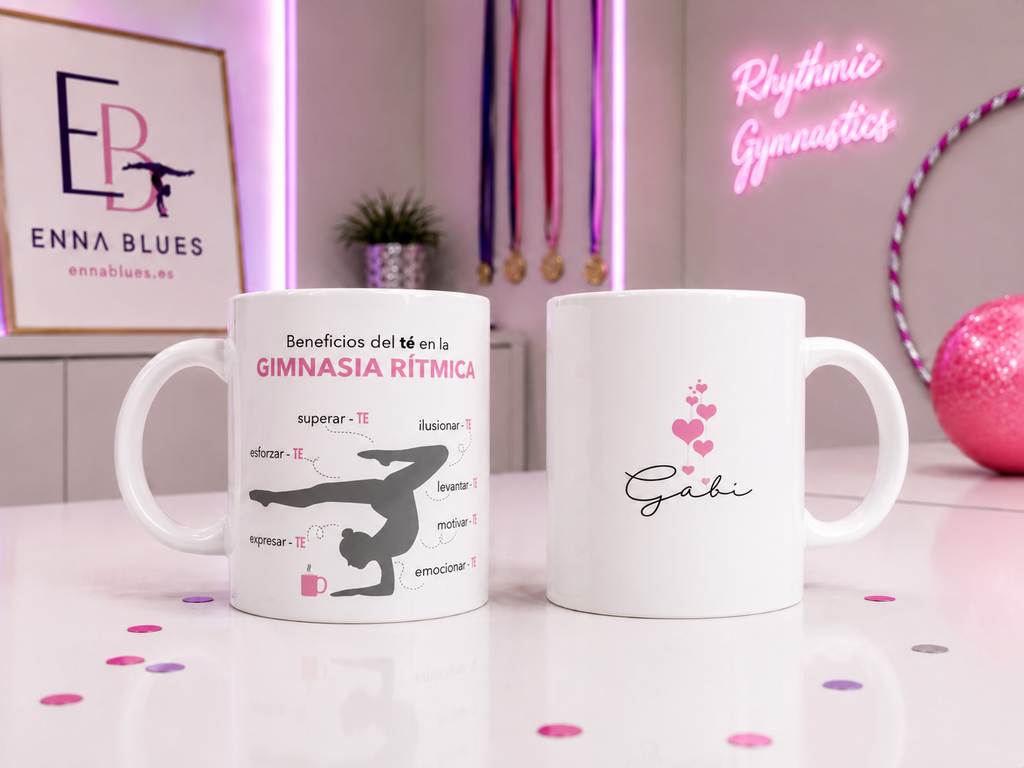 Taza personalizada rítmica beneficios té