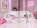 Taza personalizada rítmica Sueña en grande (Mazas)