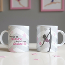 Taza personalizada rítmica Sueña en grande (Pelota)