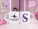 Taza personalizada entrenadora rítmica