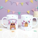 Taza personalizada cumpleaños Capibara