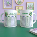 Taza Personalizada Tablas de Multiplicar Alien