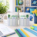 Taza Personalizada Tablas de Multiplicar Alien