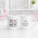 Taza personalizada parejas Pura Química