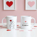 Taza Personalizada Parejas o Amistad Estilo Coreano