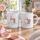 Taza Personalizada Abrazo ositos parejas