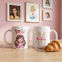 Taza Personalizada Buenos días Princesa
