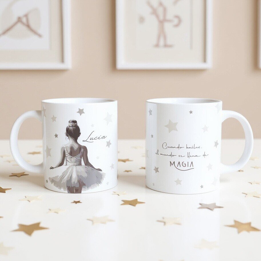 Taza Ballet Bailarina Magia