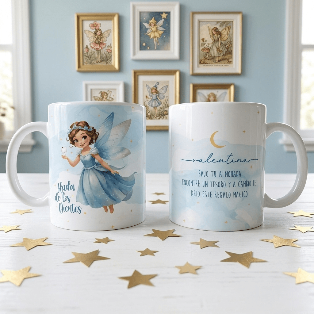 Taza Hada de los Dientes Personalizada