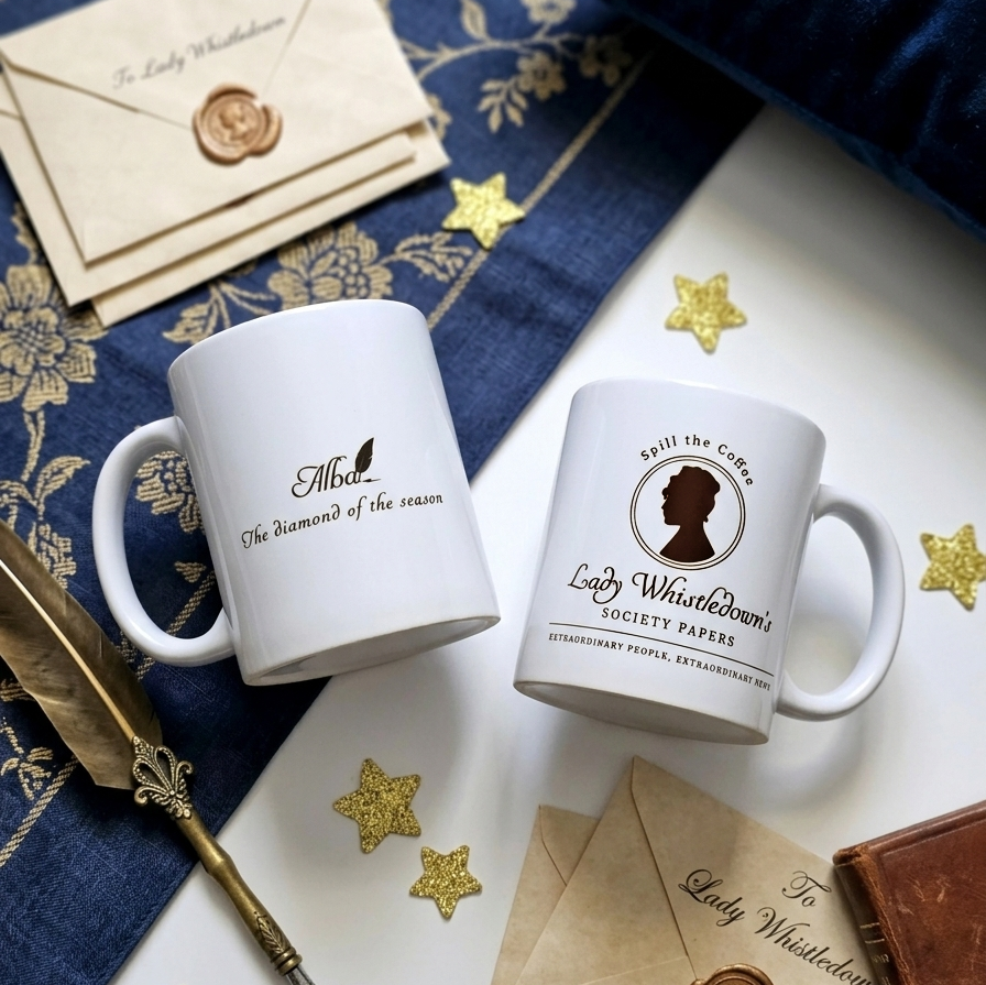 Taza Lady Whistledown's Diamond (Diamante de la temporada)