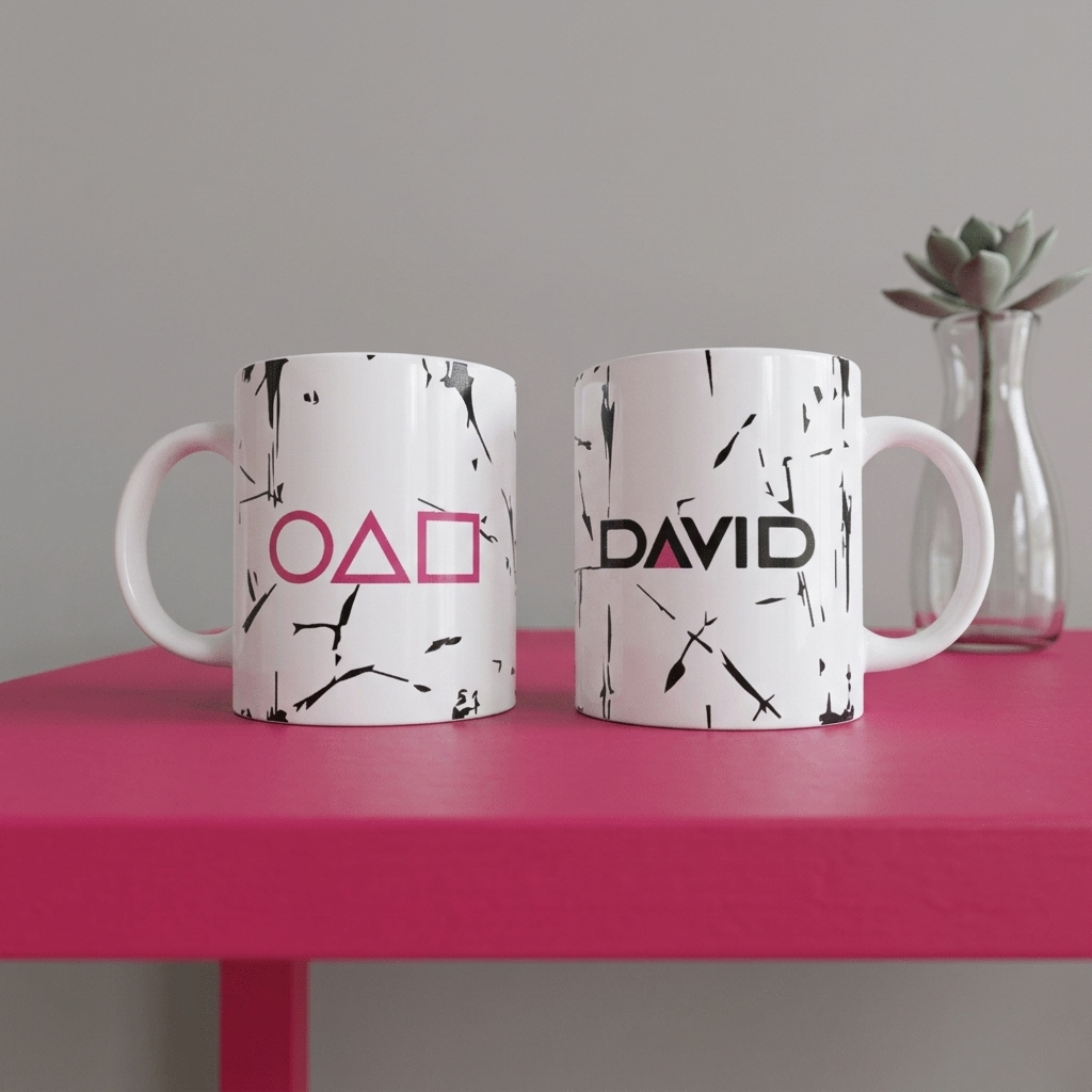 Taza inspirada Juego del Calamar