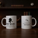 Taza personalizada Sherlock Holmes Detective
