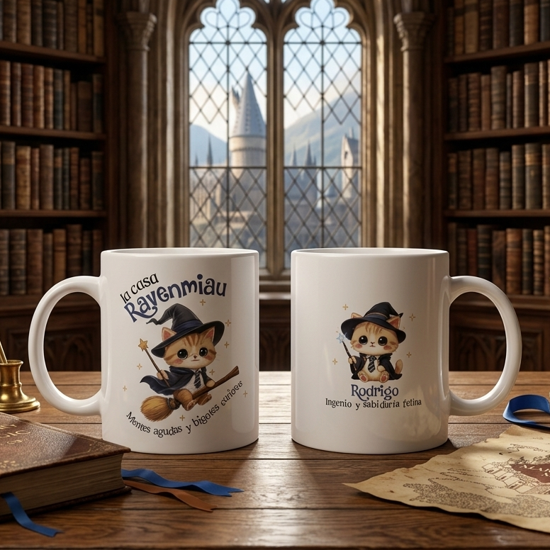 Taza Gatitos Mágicos Casa Ravenmiau